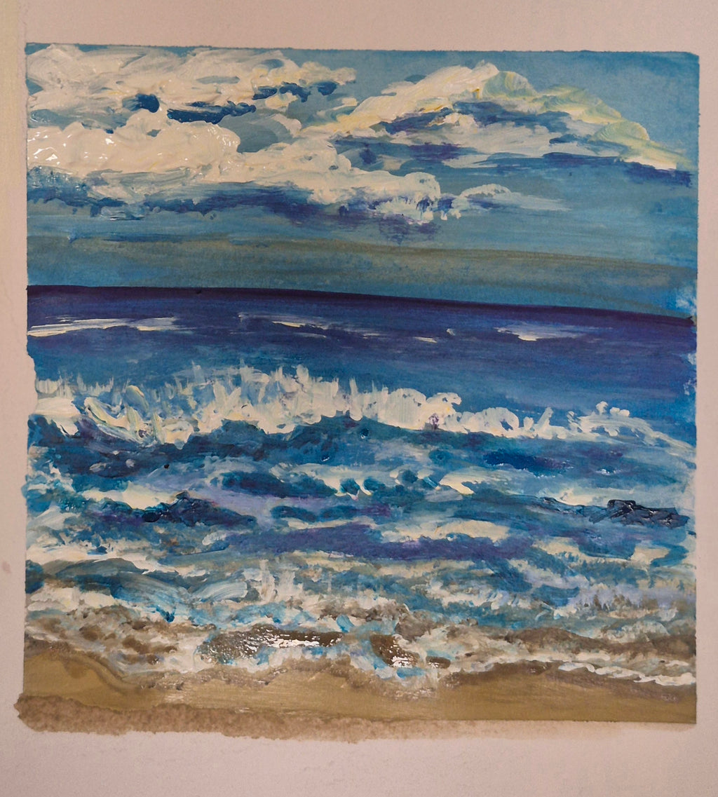 Cloudy Ocean 6x6 Print