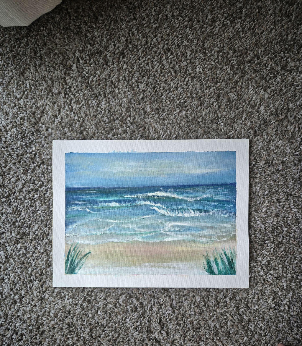 SOLD Sunrise at the Beach 9x12