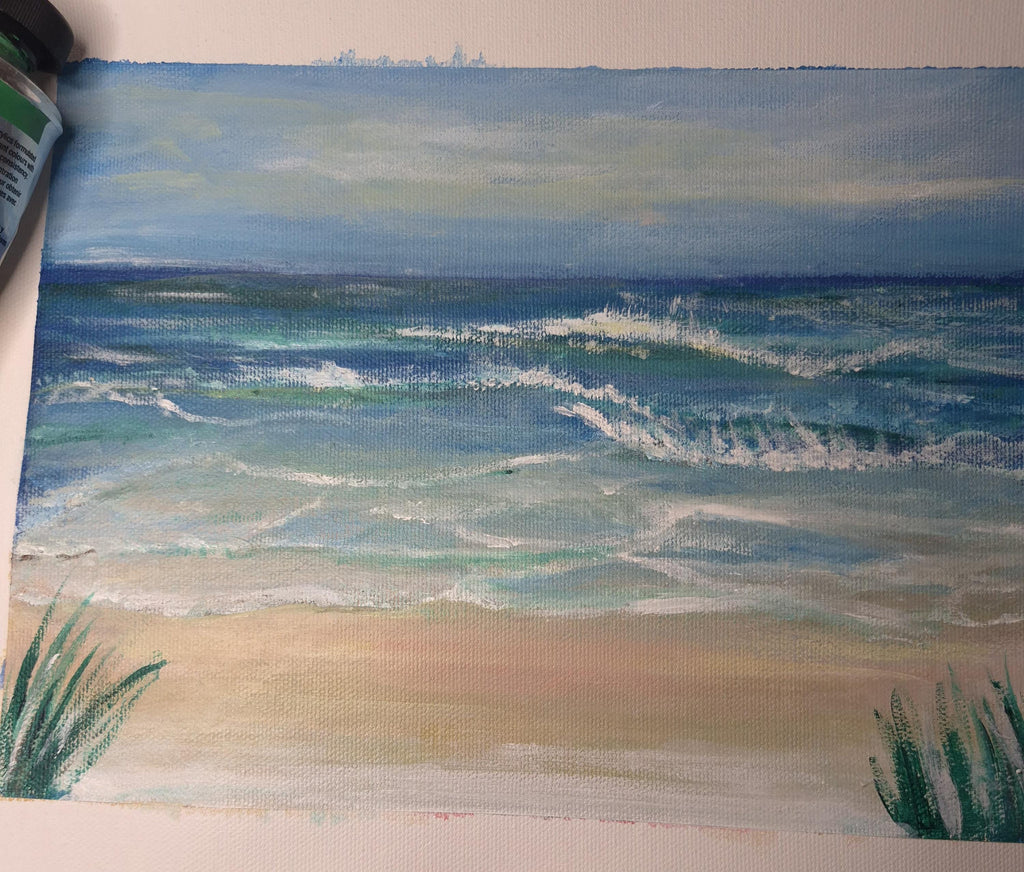 SOLD Sunrise at the Beach 9x12