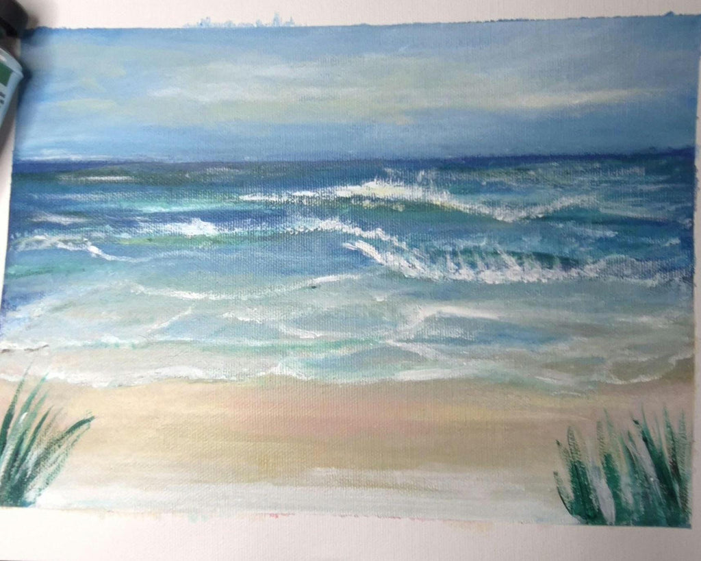 SOLD Sunrise at the Beach 9x12